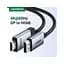 Кабель мультимедійний DisplayPort M to HDMI M 1.0m V2.0 4K60Hz DP119 black Ugreen (15773) - мініатюра 3