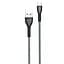 Кабель ColorWay USB - micro USB (M/M), Braided Cloth, 3 А, 1 м, Gray (CW-CBUM041-GR) - мініатюра 2