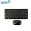 Бездротова клавіатура та мишка маленька чорна Multimedia Keyboard Wireless 2.4GHz - мініатюра 2