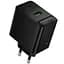 СЗУ Borofone BAS16A Erudite PD45W+QC3.0 (1USB-A/1C) Black - миниатюра 1