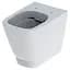 Чаша напольно приставного унитаза Geberit Smyle Square Rimfree 500.840.00.1, Белый - миниатюра 1