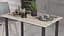 Стіл універсальний Knap Ferrum-decor 750x1400x700 Чорний метал ДСП Дуб Сан-Марино 16 мм (FRD-106379) - мініатюра 3