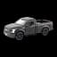 Машинка Uni-fortune Ford F 150, 1:32, матовий чорний (554045M) - мініатюра 1