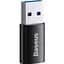 Перехідник Baseus Ingenuity Series Mini OTG USB 3.1 to Type-C Black (ZJJQ000101) [126876] - мініатюра 1