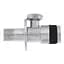 Кран приладовий Kroner KRP Edelstahl Klassisch - ESG102 1/2"х3/4" ЗЗ (CV022975) - мініатюра 3