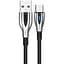 Кабель Kaku KSC-097 USB Type-C 1.2 m з індикатором - Black - мініатюра 1