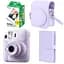 Набор камера Fujifilm Instax Mini 12, Фотобумага 20шт, Чехол, Фотоальбом 108 фото Фиолетовый - миниатюра 1