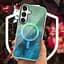 Чохол TPU Shiny Mountain (MagFit) для Samsung Galaxy S25 FE Green / Blue - мініатюра 3