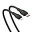 Кабель Baseus Pudding Series Fast Charging Cable Type-C to iPhone 20 - 27 W 1.2 м чорний - мініатюра 1