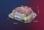 Конструктор стадіон Cada Fc Barcelona Camp Nou Spotify  Barca La Liga стадіон Барселони для дітей та дорослих, 728 деталей - мініатюра 5