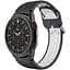 Ремінець для Samsung Galaxy Watch 4 - чорно-білий ширина кріплення 20мм силікон перфорація розмір L Watchbands Uniq (WB00S4GALAXYUNIQ2) - мініатюра 1