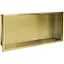 Вбудована полиця Rea 30x60 brushed gold з обідком REA-05608, Золотий - мініатюра 1