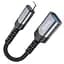 Мульти адаптер хаб Hoco UA24 Lightning to USB 2.0 серый - миниатюра 3
