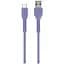 Кабель Maxlife MXUC-04 cable USB - MicroUSB 1.0m 3A Purple - миниатюра 1