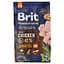 Сухий корм для літніх собак дрібних і середніх порід Brit Premium Senior S+M з куркою 3 кг - мініатюра 1