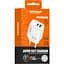 СЗУ Amaya E43D PD20W (1USB-A/1C) + кабель USB to Type-C White - миниатюра 2