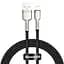 Кабель Baseus Lightning Cafule Series Metal Data Cable 1 м, 2.4A (CALJK-A05) - миниатюра 1