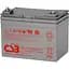 Акумулятор CSB AGM 12V (12V/38Ah/456Wh) (HRL12150WGFR) [154016] - мініатюра 1