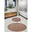 Набор ковриков для ванной комнаты Diva Nice с гипюром Beige 60 x 100 + 50 x 60 - миниатюра 1