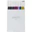 Набор лайнеров Uni Emott Fine Line Calm-tone Dark Color 0.4 мм 10 цветов (PEM-SY/10C.03CTDC) - миниатюра 1