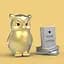 Брелок Metalmorphose Owl & Book (8000020592955) - мініатюра 4