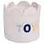 Корзина для игрушек Childhome Flower 30x30x30 см белая (CCBAFL30) - миниатюра 2