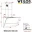 Витяжка Weilor WDS 6230 BL 1000 LED - мініатюра 12