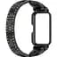 Ремінець-бампер DK Samsung Galaxy Fit3 (R390) Metal Band Fitlink Diamond (black) - мініатюра 1