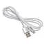 Дата кабель USB 2.0 AM to Lightning 1m nylon silver Vinga (VCPDCLNB1S) - мініатюра 3