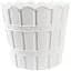 Горщик для квітів Violet House Bamboo із дренажем білий (1052 BAMBOO WHITE 0.6 л.) - мініатюра 1