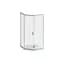 Душова кабіна Am.Pm Gem 5-corner Pivot 90x90 см без піддону хром матовий W90UG-405-090MT, Хром матовий - мініатюра 1