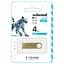 Flash Wibrand USB 2.0 Puma 4Gb Gold - миниатюра 2
