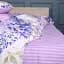 Простирадло Mirson 17-0723 Purple Flowers 220x240 см Ranforce Elite фіолетове (2200010687729) - мініатюра 1