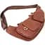 Мужская сумка через плечо из зернистой натуральной кожи Vintage 15х35х3 см sum0027488 - миниатюра 6