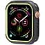 Силіконовий захисний корпус Primo для Apple Watch 40 мм Black/Green - мініатюра 1