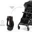 Коляска прогулянкова Kinderkraft Pilot 2 Midnight Black (SPILO02BLK0000) - мініатюра 11