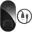 Бездротовий зарядний пристрій Baseus Simple 2 in 1 (Phone + Pods) 18W WXJK-01 Black - мініатюра 2