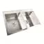 Кухонна мийка Platinum Handmade HDB з нержавіючої сталі 3 мм прямокутна 78x48x23 см (000036122) - мініатюра 2