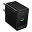 СЗУ Borofone BAS16A Erudite PD45W+QC3.0 (1USB-A/1C) Black - миниатюра 3