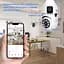IP-камера цокольная с двойным объективом XON SmartCam Wi-Fi 1080P (UBWEW22VW 7430) Белая - миниатюра 3