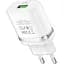 Мережевий зарядний пристрій 1USB Hoco C12Q 3A White - мініатюра 2