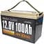 Акумуляторна батарея Power Queen LiFePO4 12.8V 100Ah 1280Wh з BMS 100A, ресурс 4000 циклів, IP65 - мініатюра 3