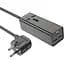 Сетевое зарядное устройство удлинитель Hoco AC9A 2 USB/Type-C PD QC 30W 1 розетка 1.5m черный - миниатюра 1