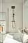 Душова система з термостатом для настінного монтажу Grohe Tempesta System 250 Cube 266892431, Чорний матовий - мініатюра 5