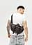 Велика чоловіча сумка бананка Sambag DynamicDart чорна тканева 38 × 21 × 7 см (80411148m) - мініатюра 7