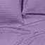 Простынь Cosas на резинке в детскую кроватку 60х120 сатин amethyst, фиолетовый (StrSatin_24Amethyst_60х120х12) - миниатюра 4