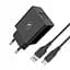Зарядний пристрій SkyDolphin SC30V (2USB, 2.1A) Black + кабель microUSB (SDMZP-000172) - мініатюра 1