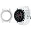 Комплект Watchbands: силиконовый ремешок белый + чехол белый для Samsung Gear S3 Frontier (WBKW-46-1S3) - миниатюра 1