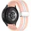 Ремешок для Samsung Galaxy Watch 5 40mm - розово-белый ширина крепления 20мм силикон Watchbands Cls-line (W16-1WB66359999) - миниатюра 1