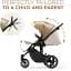 Универсальная коляска 2 в 1 Kinderkraft Prime 2 Sandrose Beige (KSPRIM02BEG2000) - миниатюра 4
